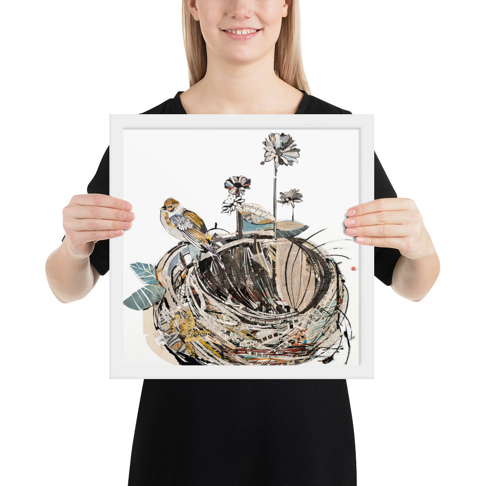 Empty Nest by Amy Bumpus | Framed poster