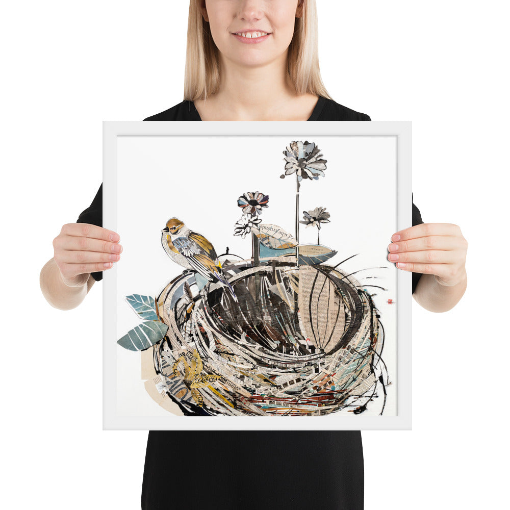 Empty Nest by Amy Bumpus | Framed poster