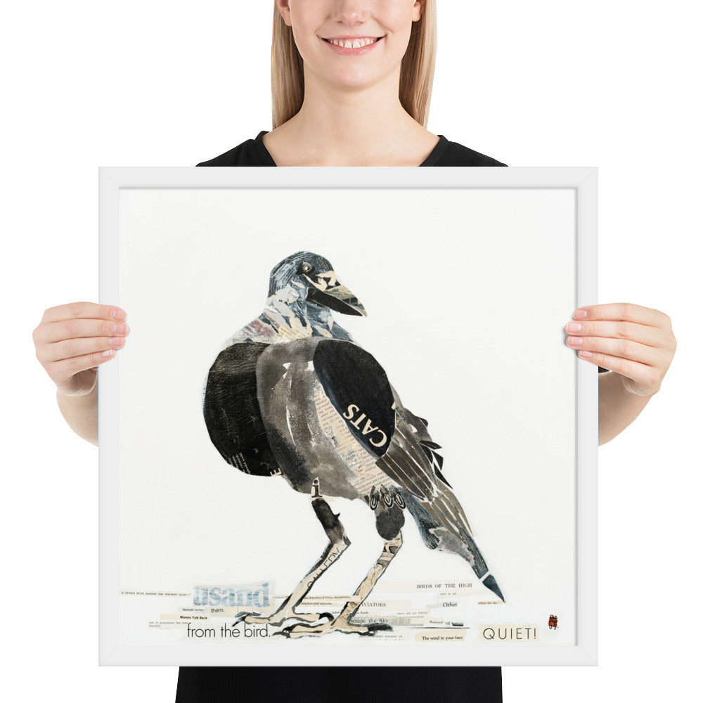 Birds Words by Amy Bumpus | Framed Poster