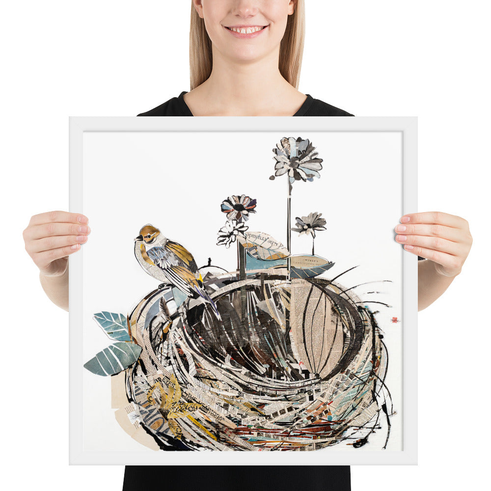 Empty Nest by Amy Bumpus | Framed poster