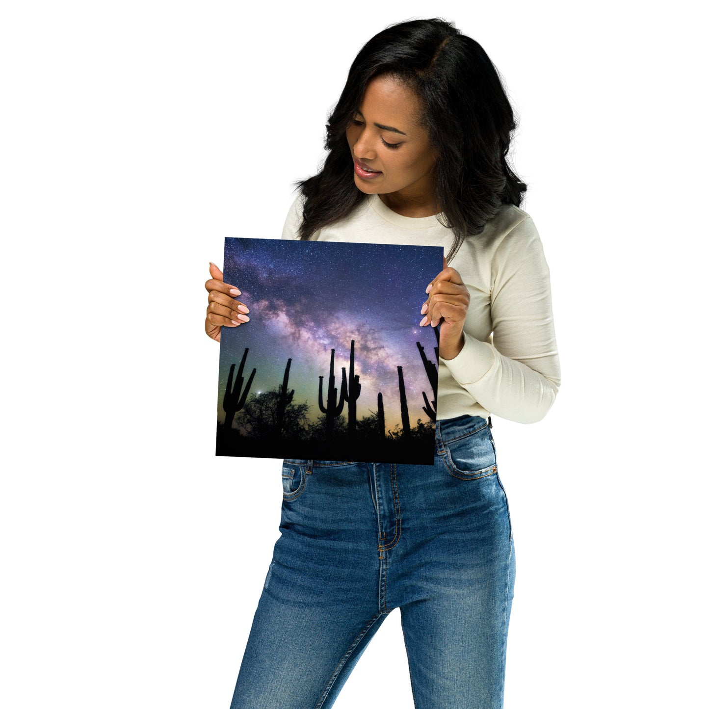 Saguaro Starlight by Sean Parker Photography | Poster