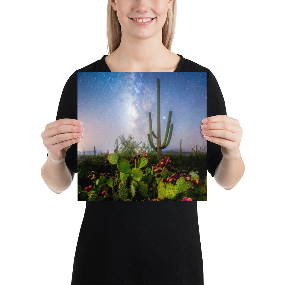 Milkyway Prickly Pear by Sean Parker Photography | Poster