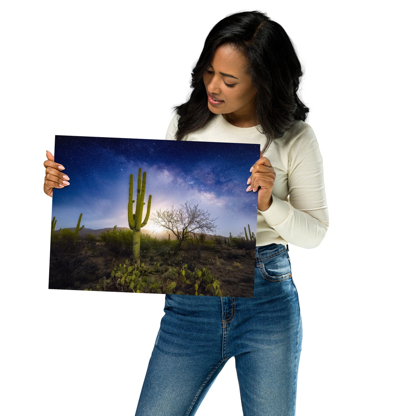 Milkyway Moonrise by Sean Parker Photography | Poster