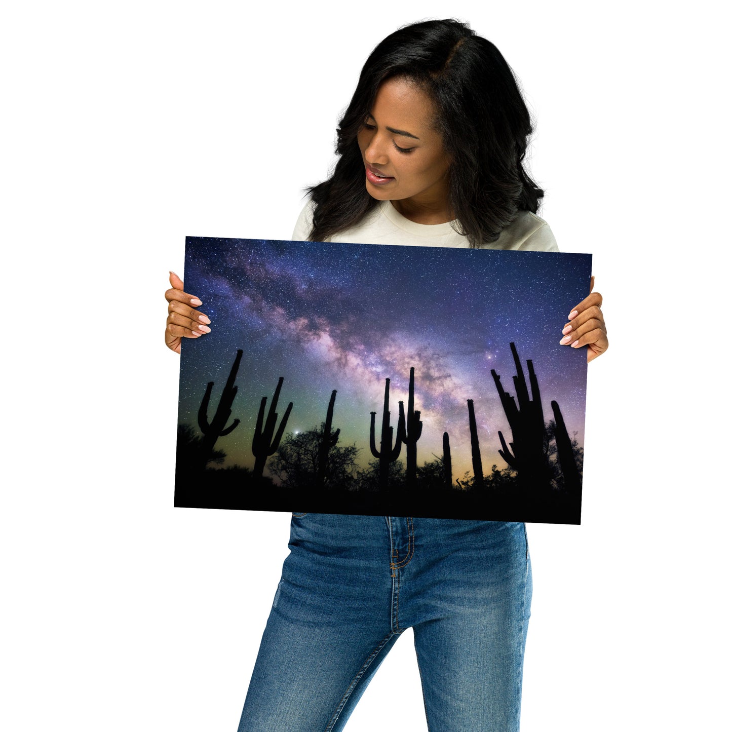 Saguaro Starlight by Sean Parker Photography | Poster