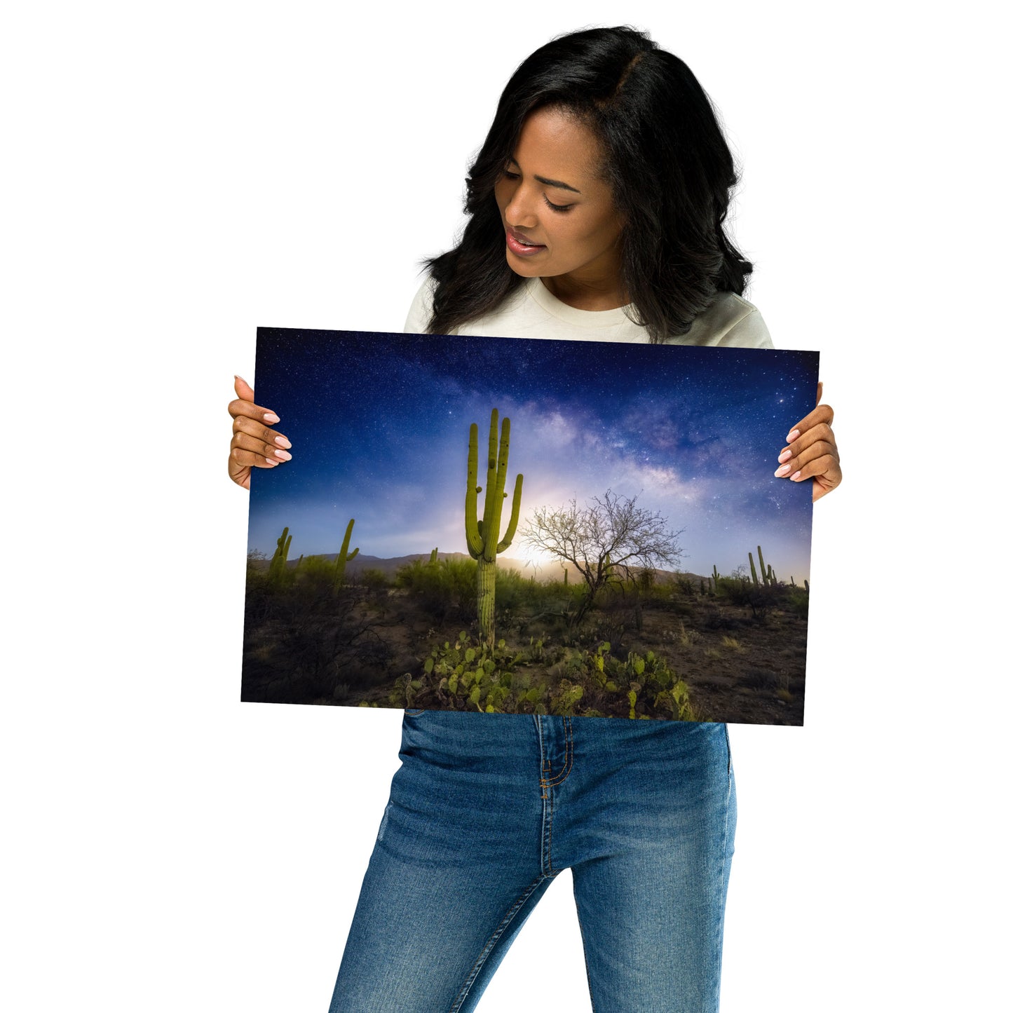 Milkyway Moonrise by Sean Parker Photography | Poster