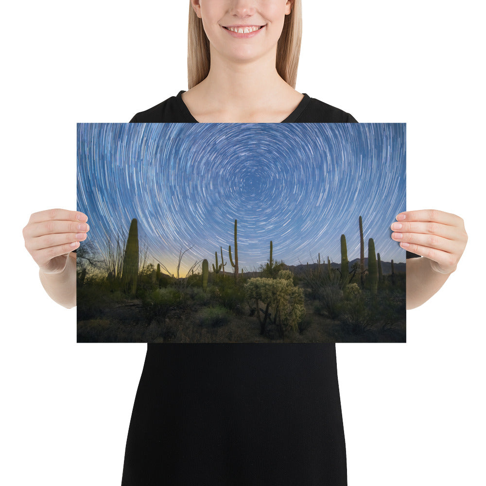 Sonoran Startails by Sean Parker Photography | Poster