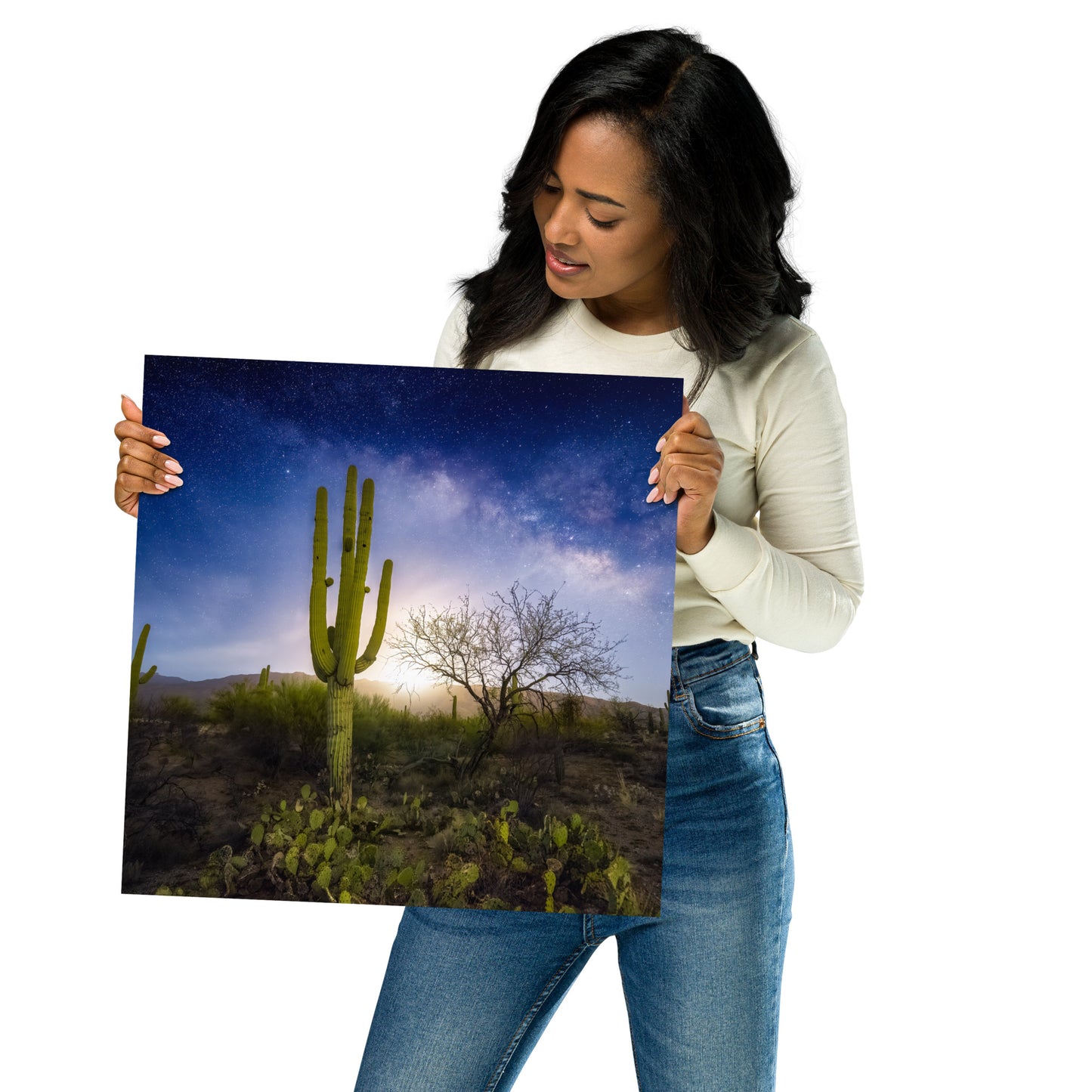 Milkyway Moonrise by Sean Parker Photography | Poster