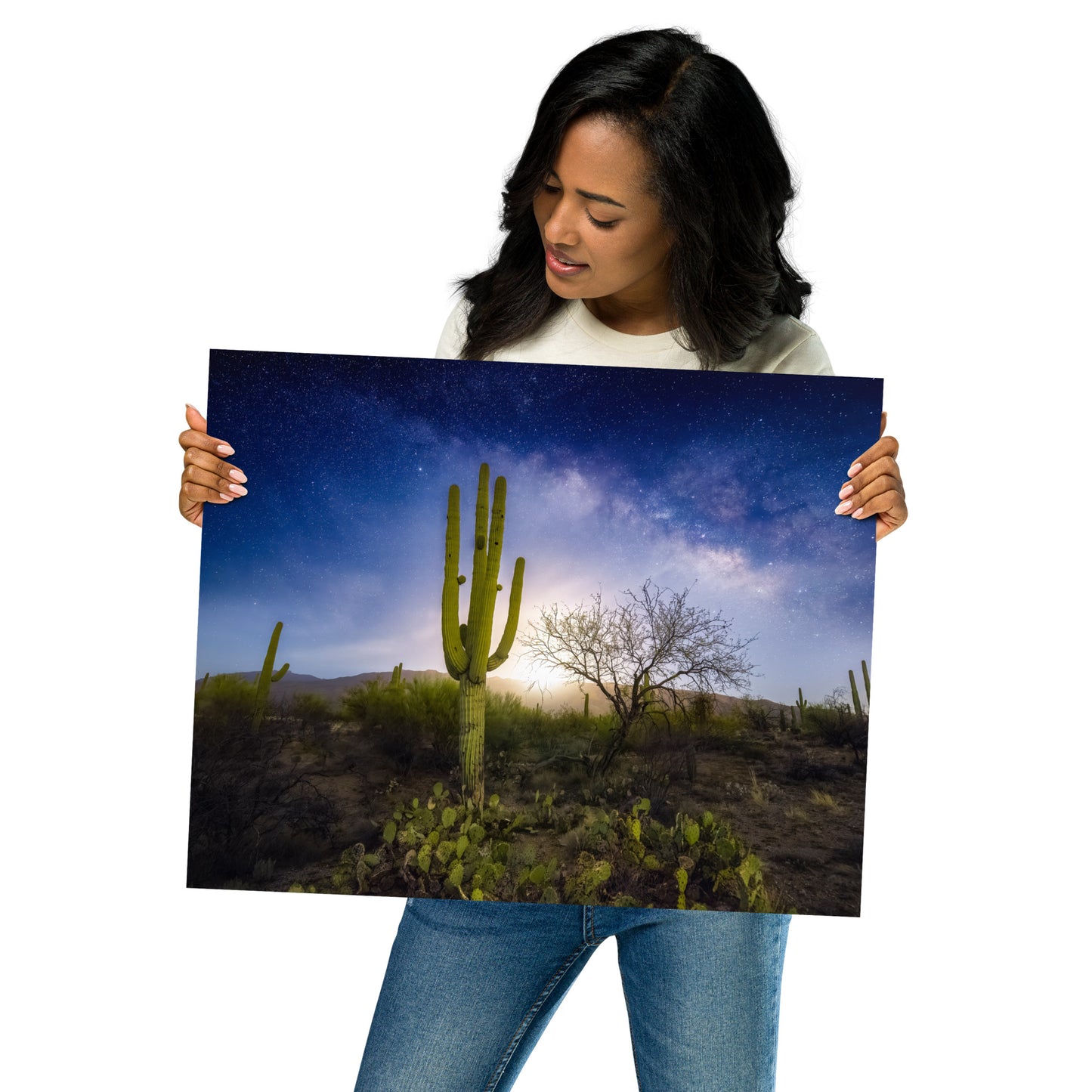 Milkyway Moonrise by Sean Parker Photography | Poster