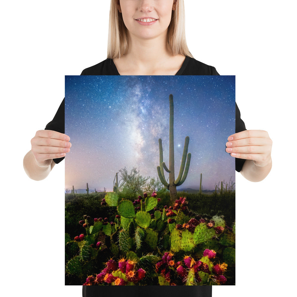 Milkyway Prickly Pear by Sean Parker Photography | Poster