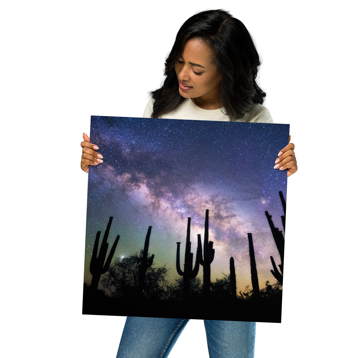 Saguaro Starlight by Sean Parker Photography | Poster