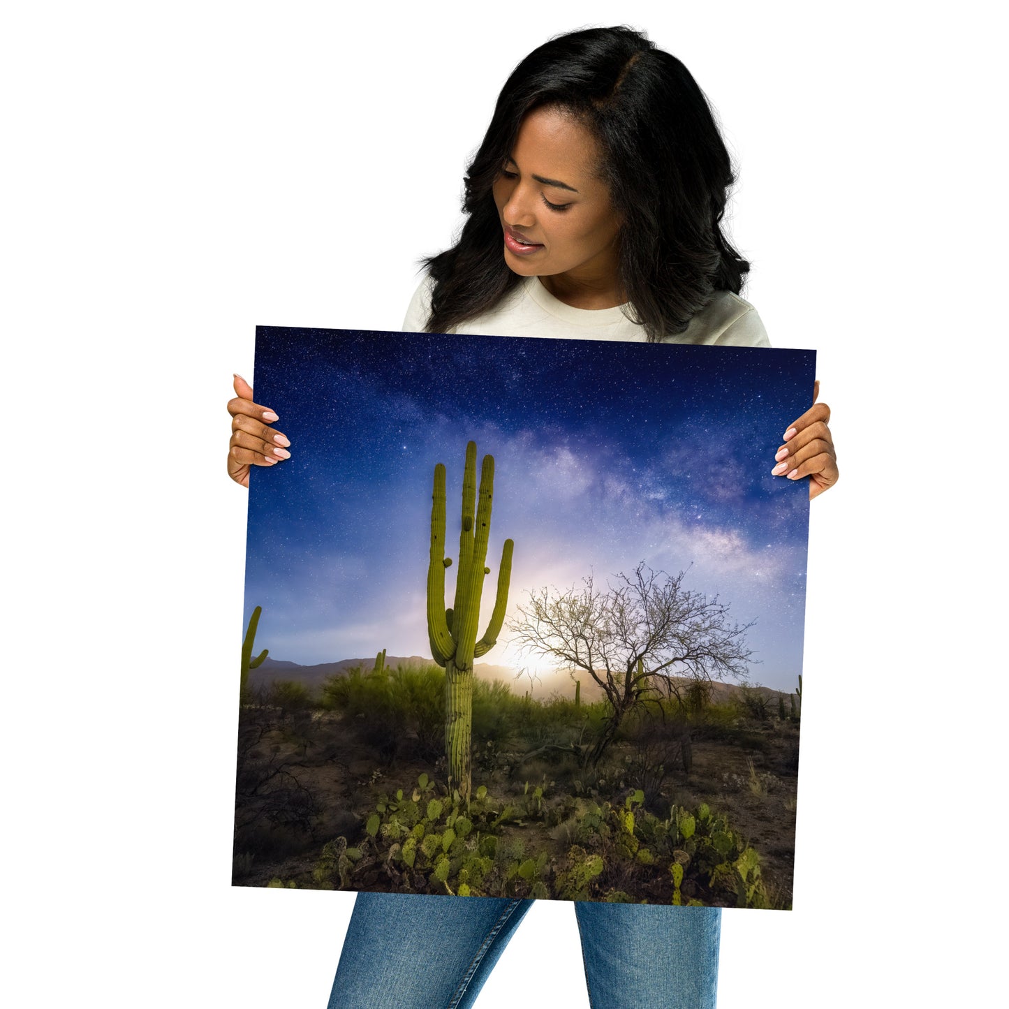 Milkyway Moonrise by Sean Parker Photography | Poster