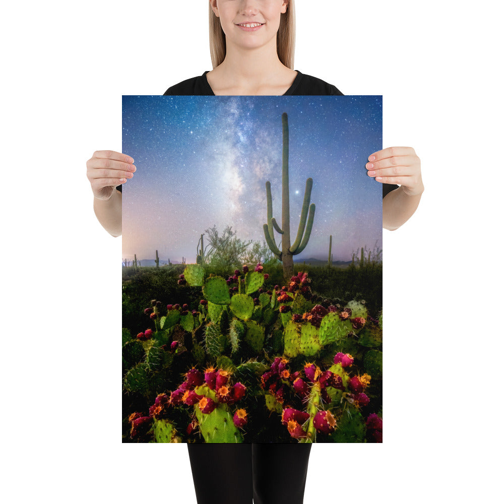 Milkyway Prickly Pear by Sean Parker Photography | Poster