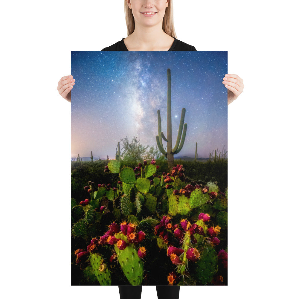 Milkyway Prickly Pear by Sean Parker Photography | Poster