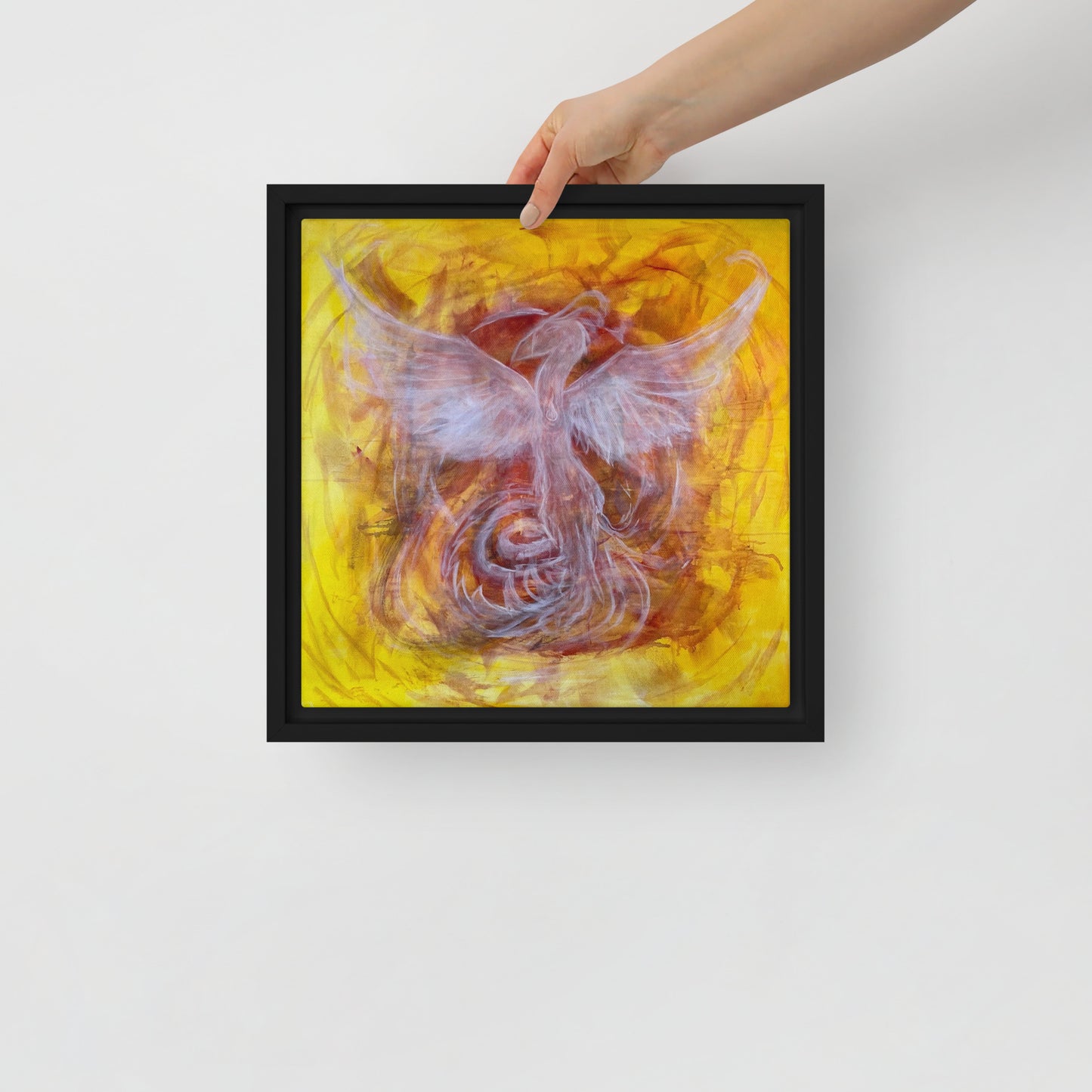 Fire by Tyler Bentley | Framed canvas