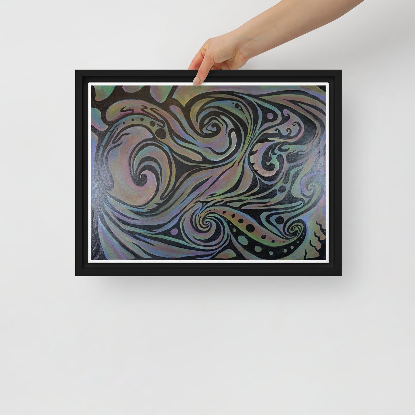 Dark Matter by Tyler Bentley | Framed canvas