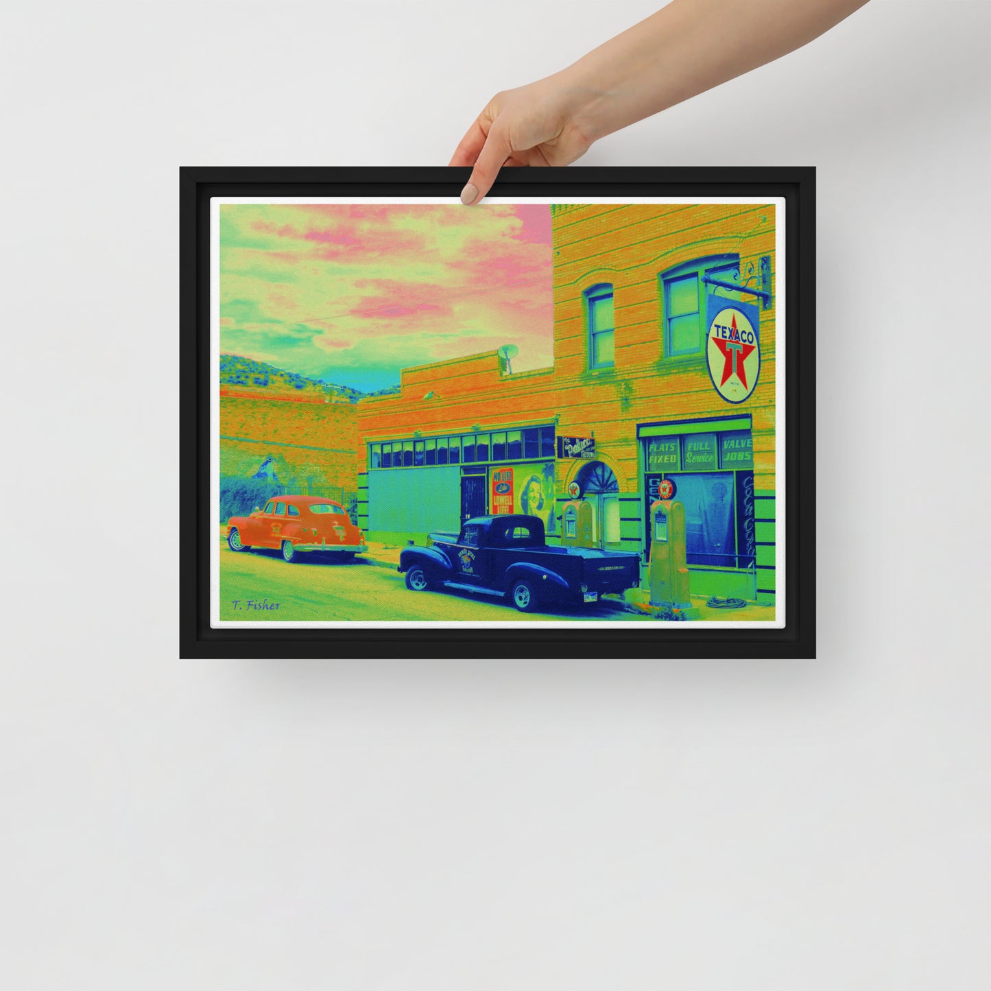 Texaco by Tom Fisher Photography | Framed canvas