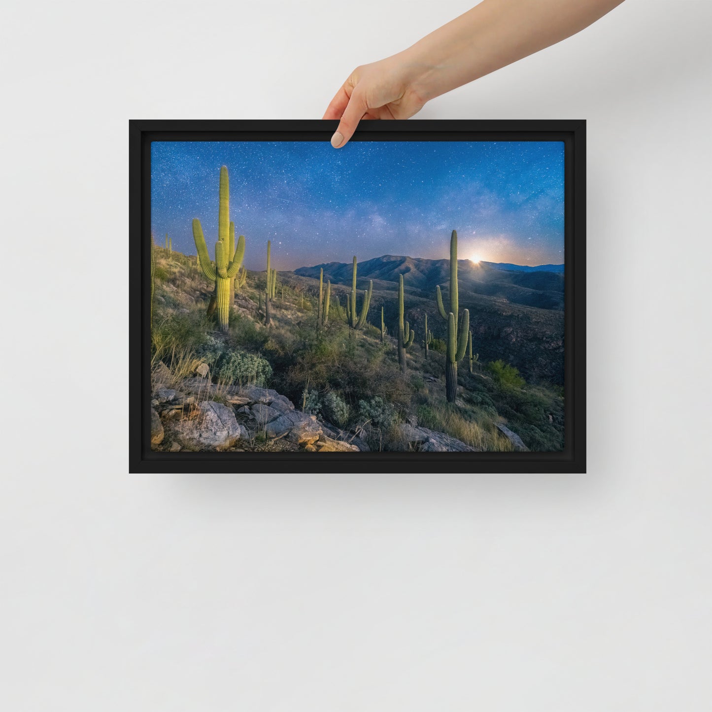 Morning Milkyway by Sean Parker Photography | Framed canvas