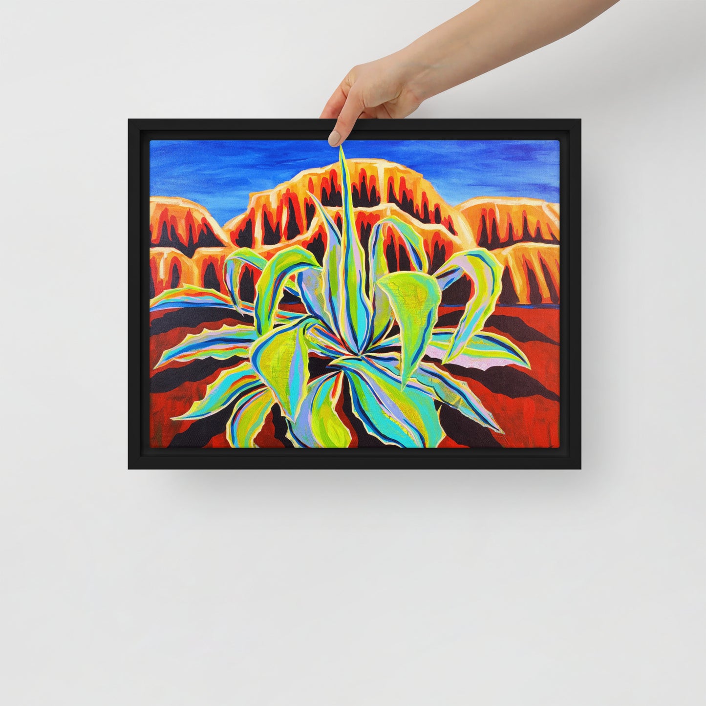 Agave by Suzanne Villella | Framed canvas