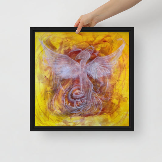 Fire by Tyler Bentley | Framed canvas