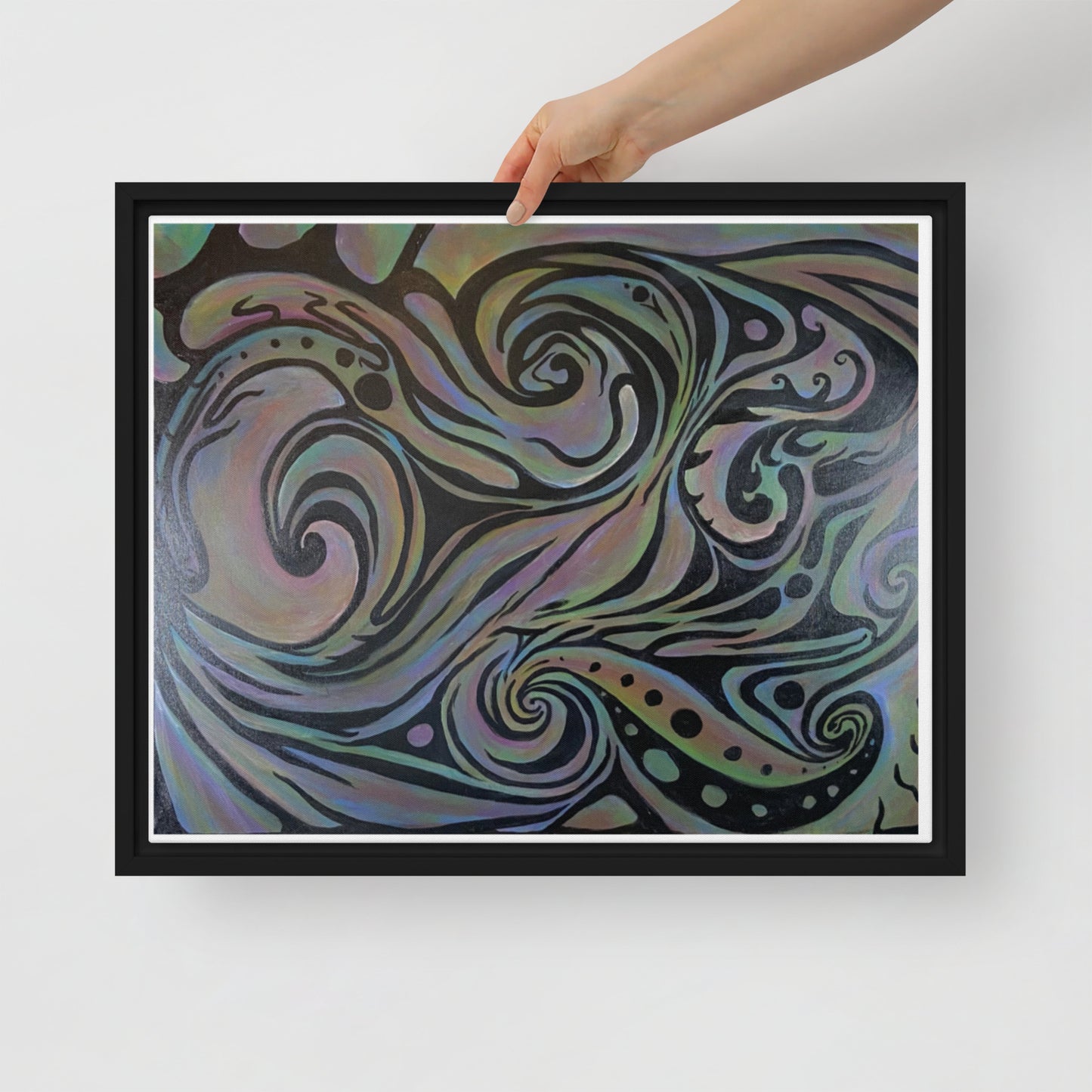 Dark Matter by Tyler Bentley | Framed canvas