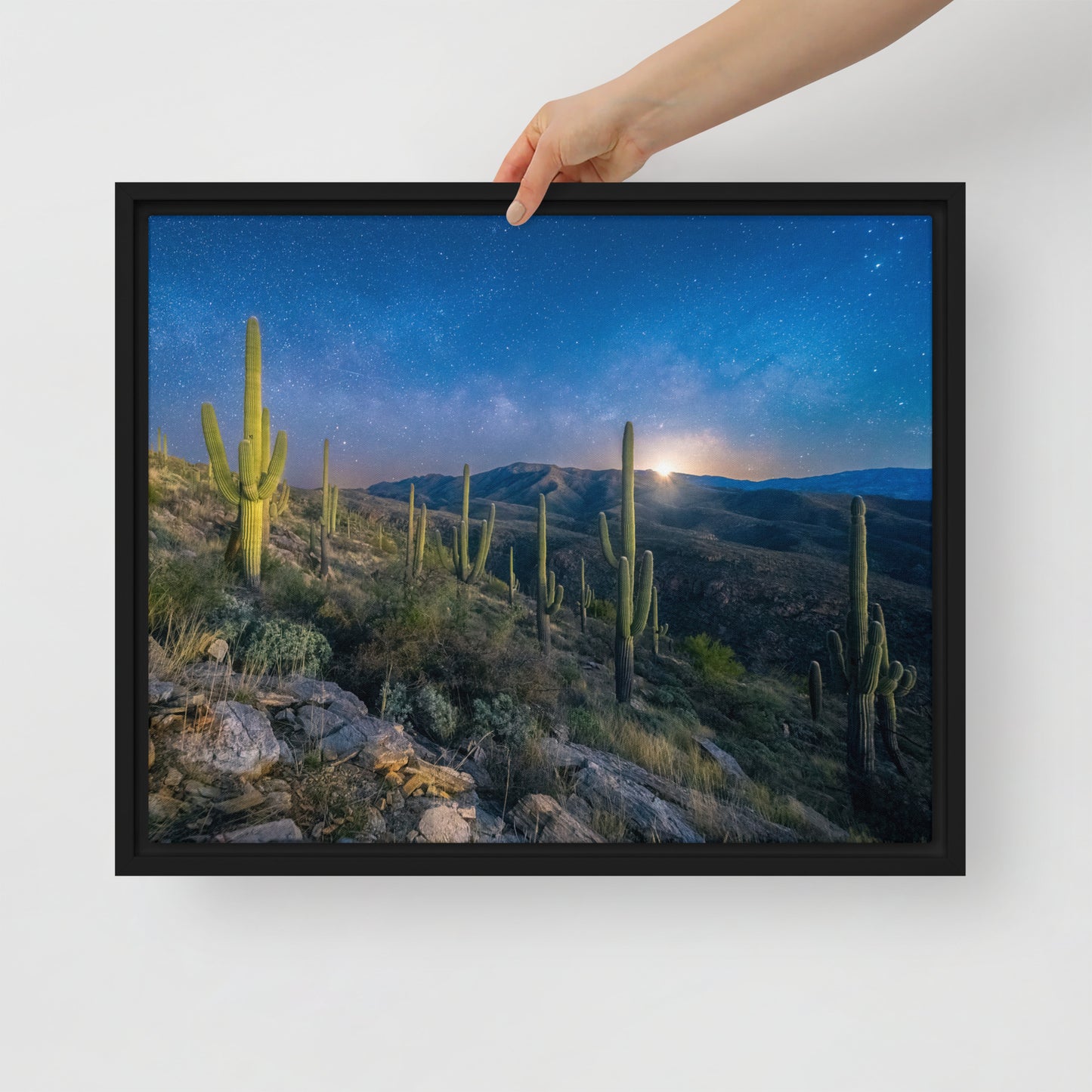 Morning Milkyway by Sean Parker Photography | Framed canvas