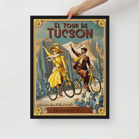 El Tour 2022 Mural by Joe Pagac | Framed Canvas Print