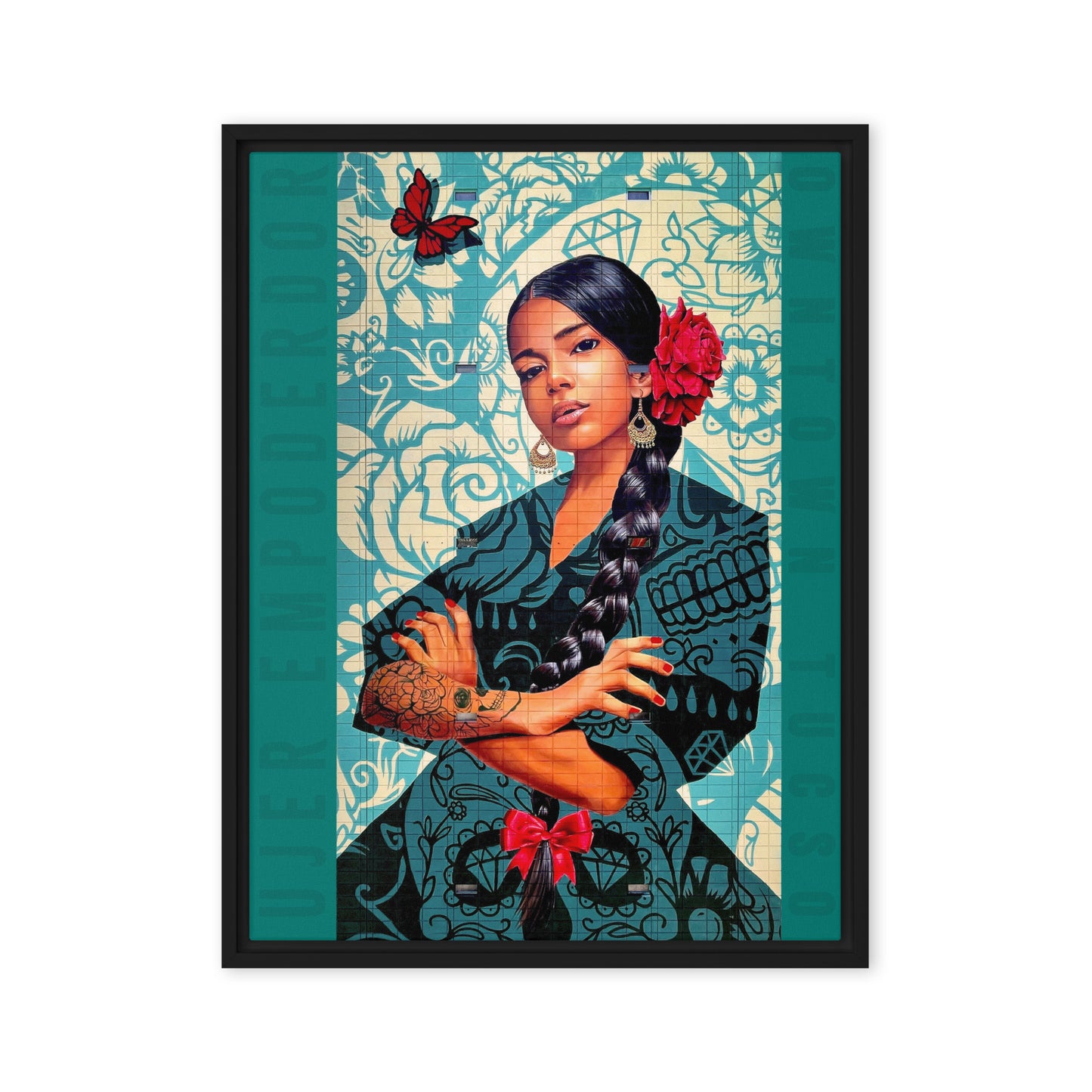 Mujer Empoderdora - Ignacio Garcia | Framed Canvas