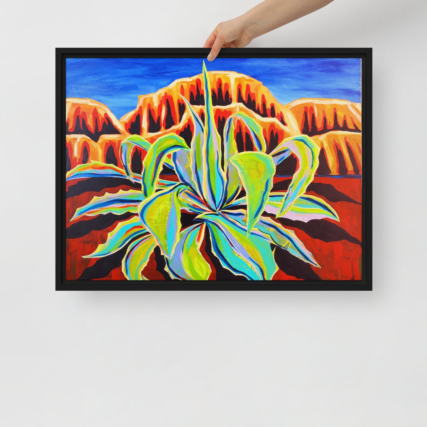 Agave by Suzanne Villella | Framed canvas