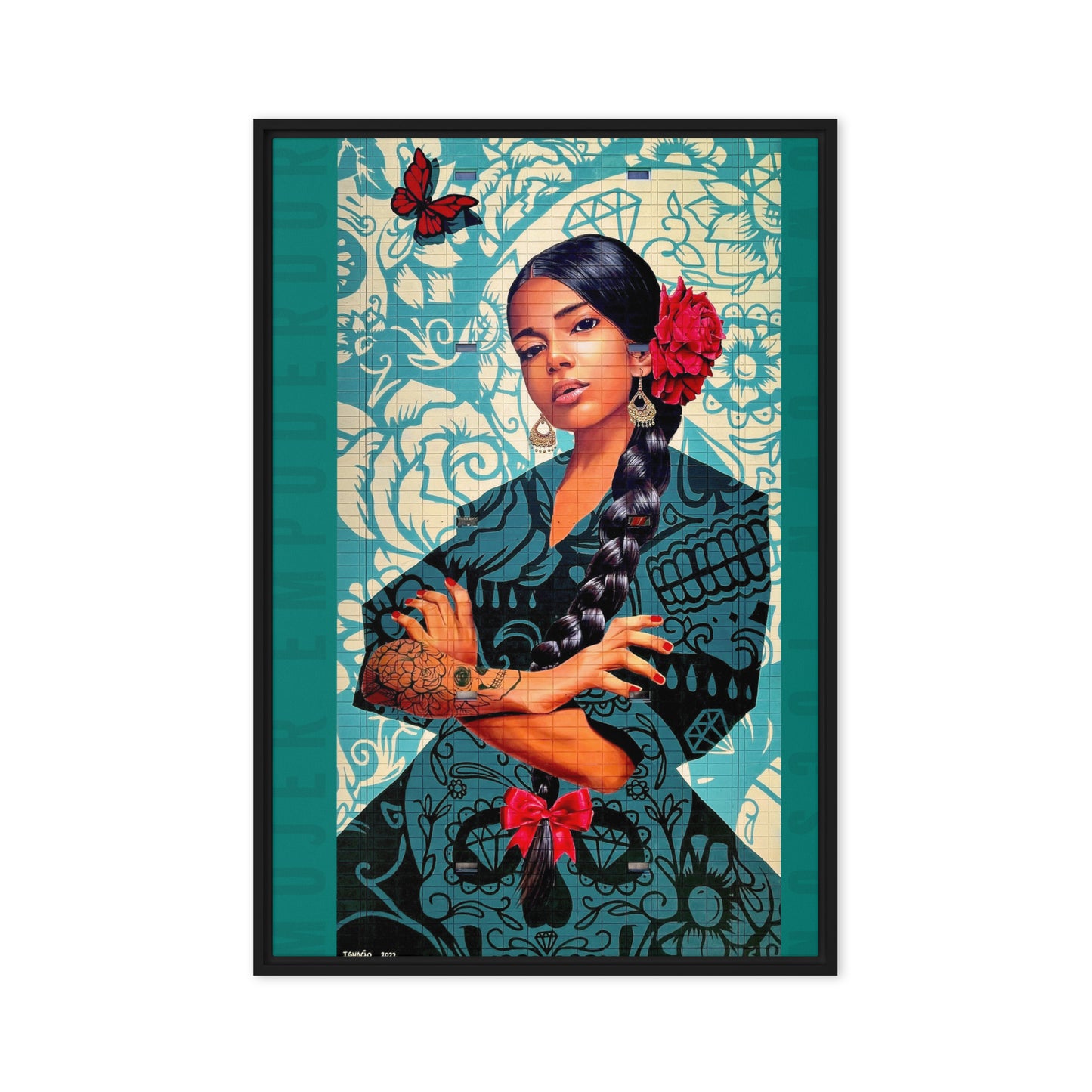 Mujer Empoderdora - Ignacio Garcia | Framed Canvas