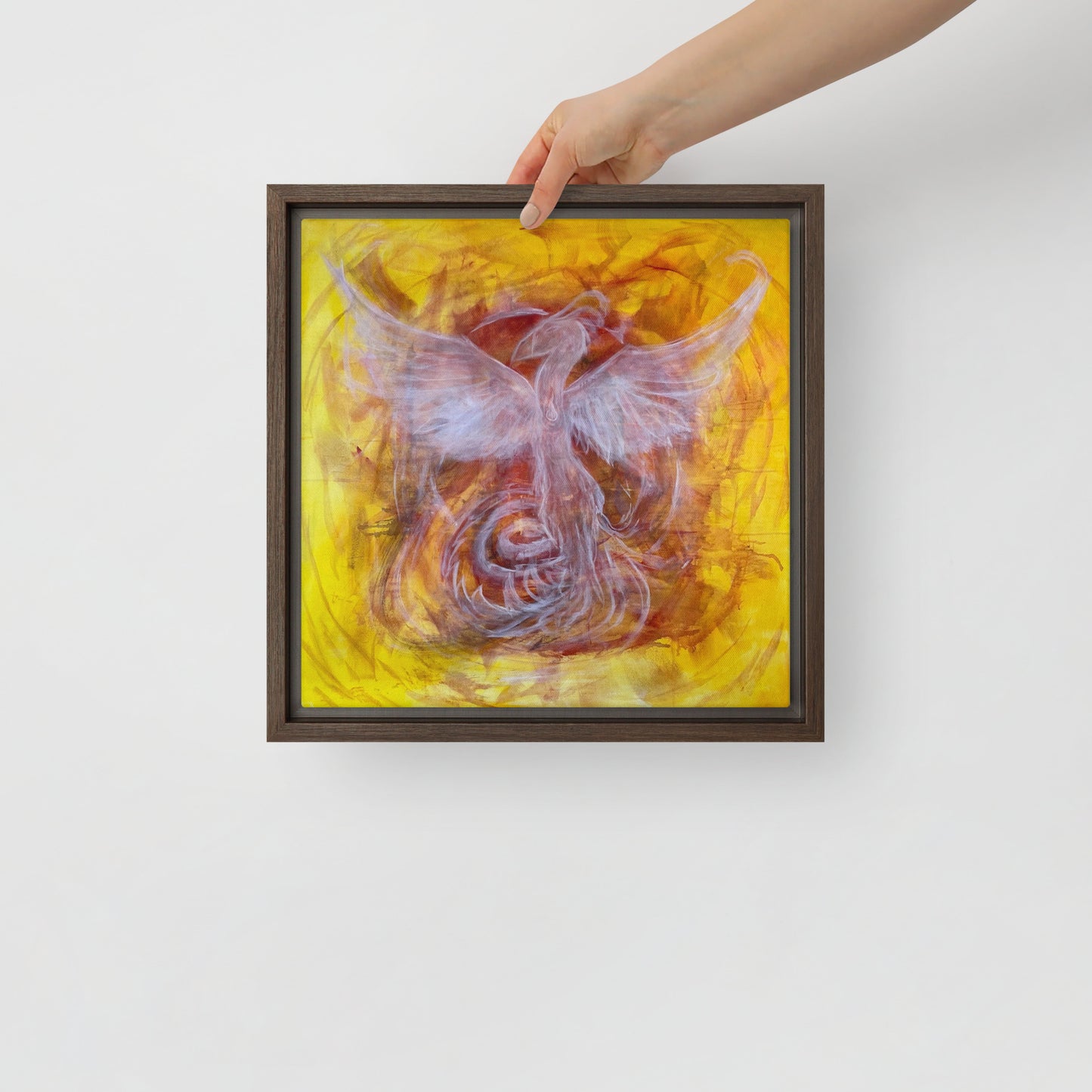Fire by Tyler Bentley | Framed canvas