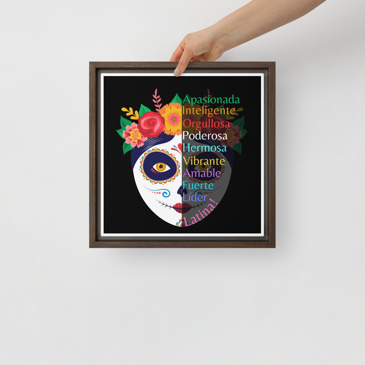 Latina by Enrique Aldana | Framed canvas