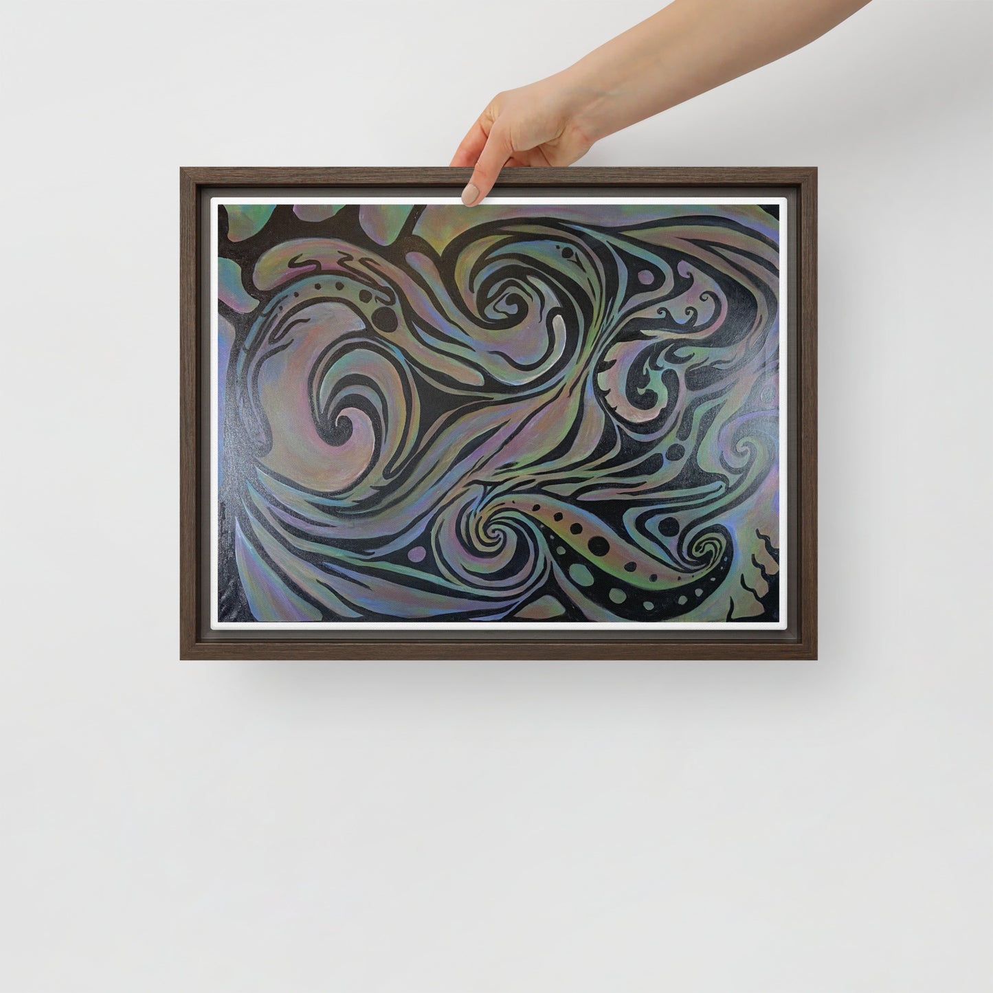 Dark Matter by Tyler Bentley | Framed canvas