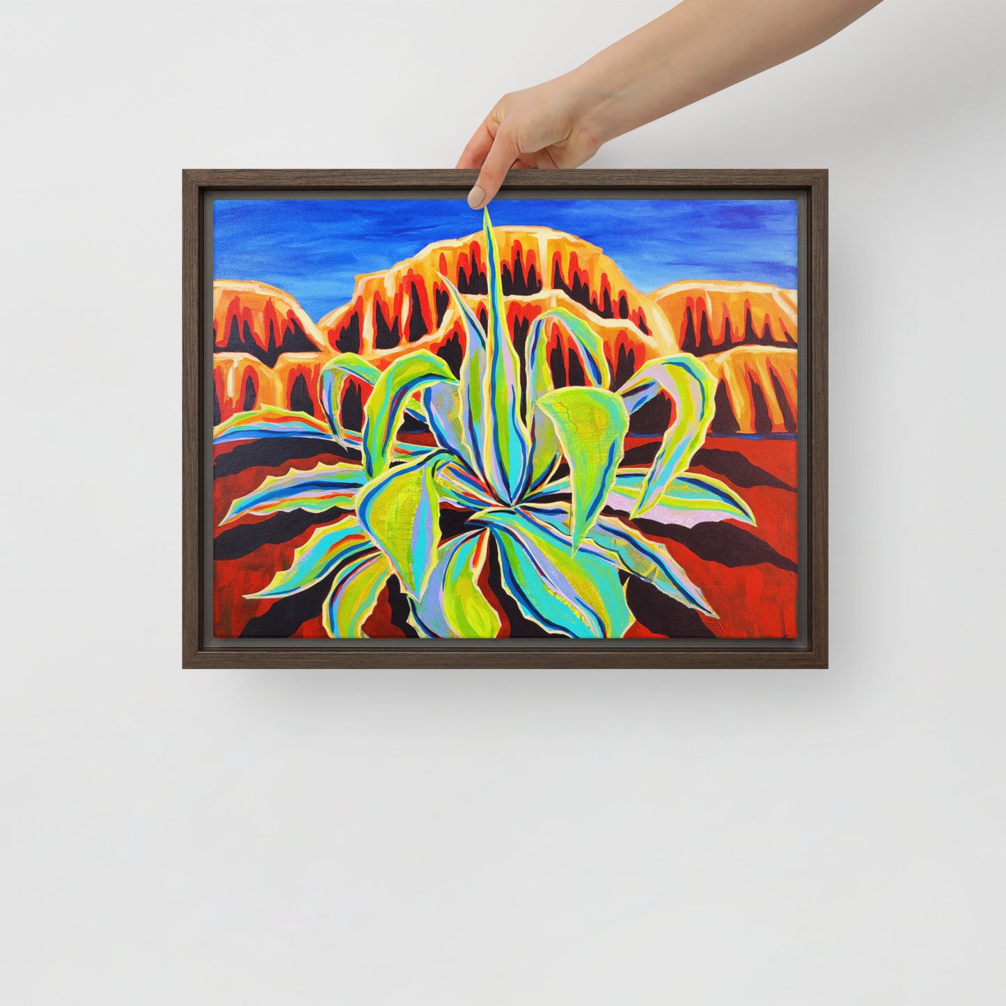 Agave by Suzanne Villella | Framed canvas