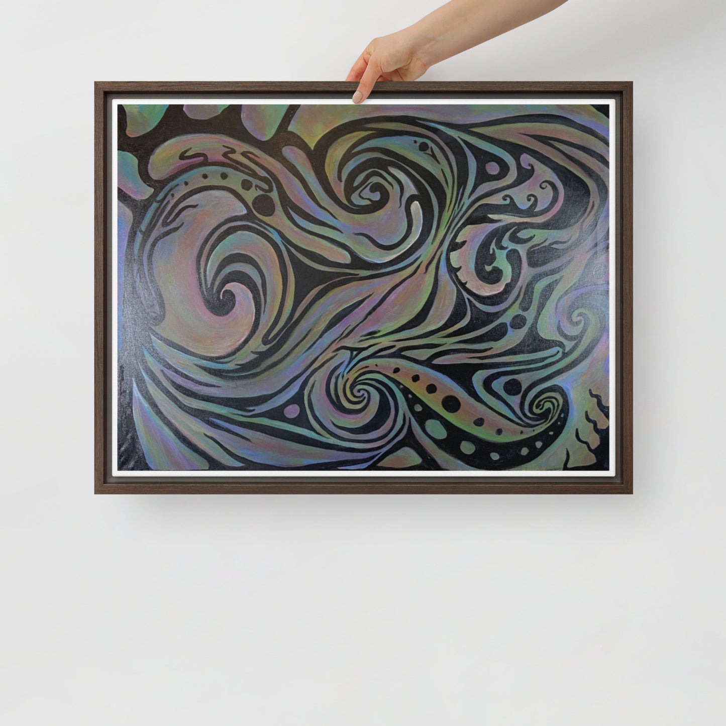 Dark Matter by Tyler Bentley | Framed canvas