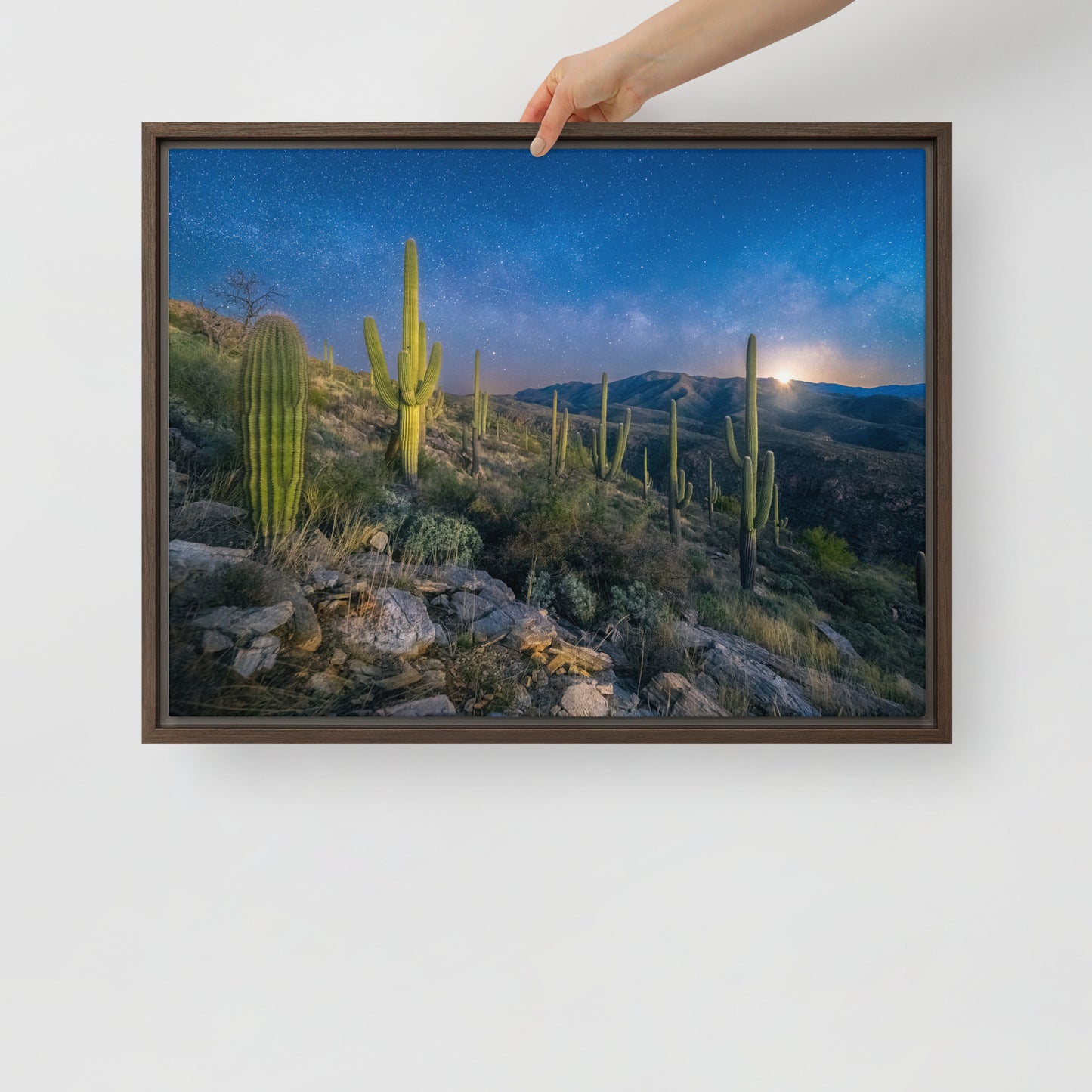 Morning Milkyway by Sean Parker Photography | Framed canvas