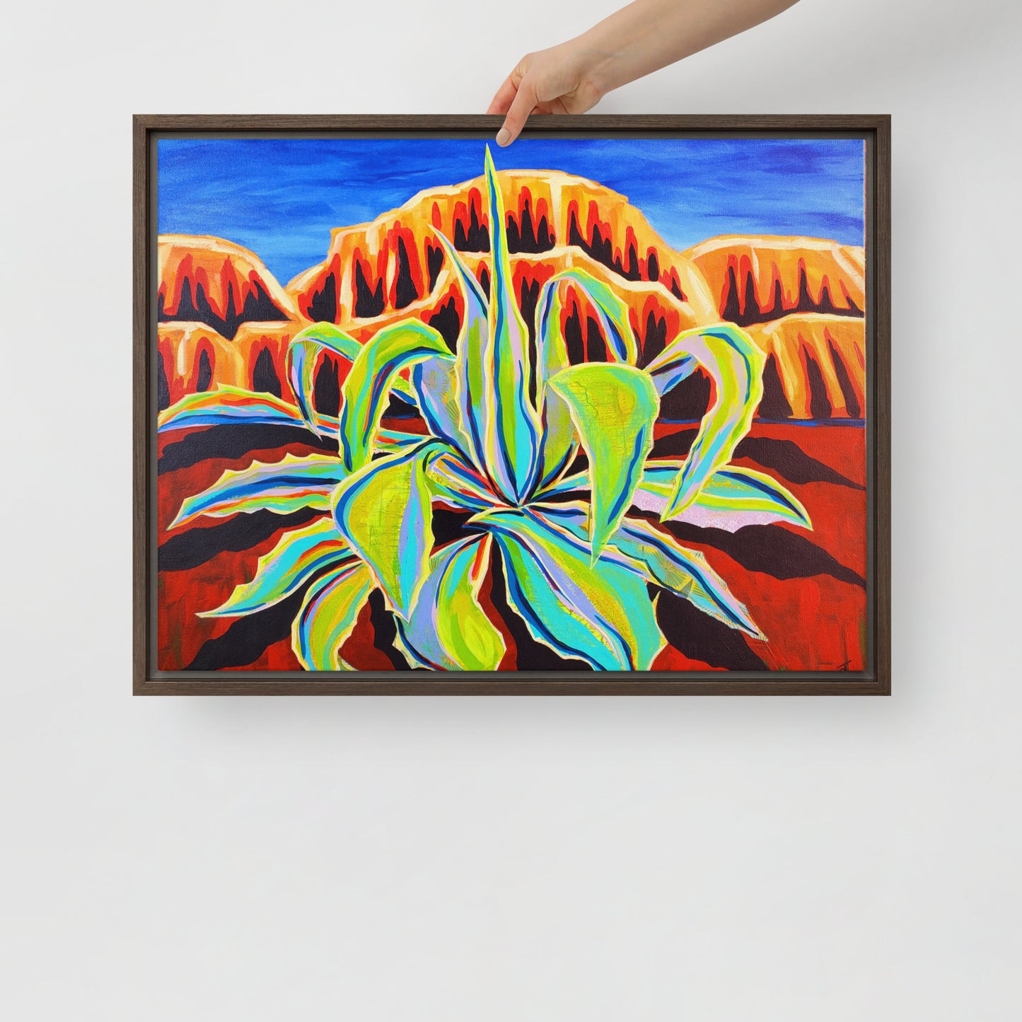 Agave by Suzanne Villella | Framed canvas