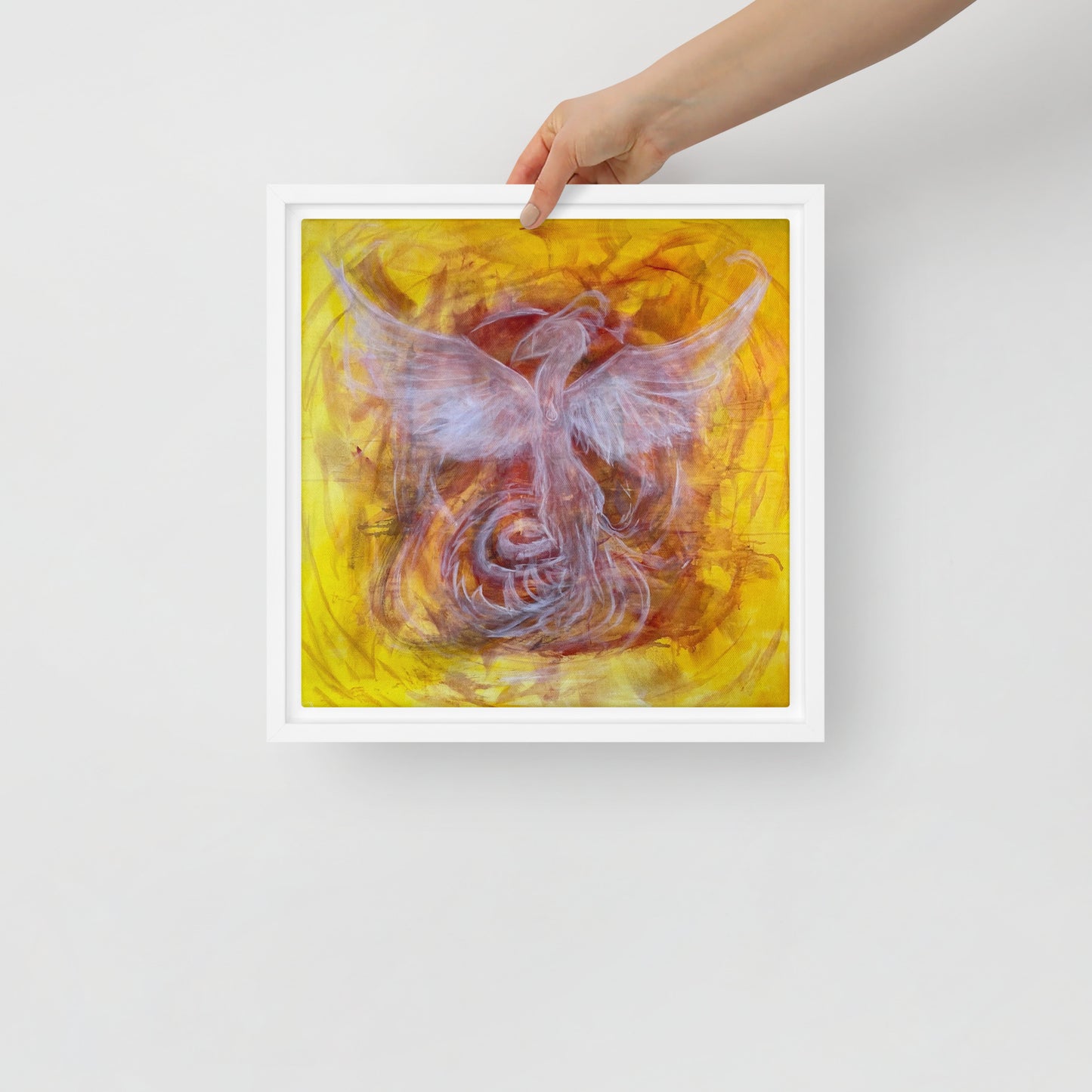Fire by Tyler Bentley | Framed canvas