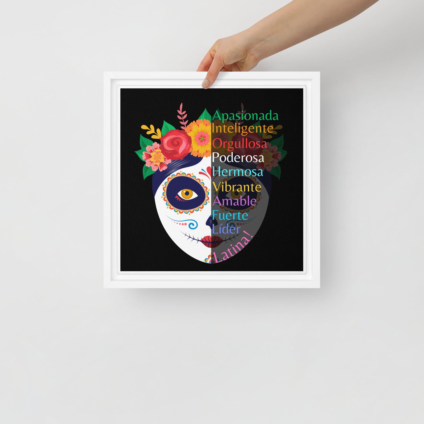 Latina by Enrique Aldana | Framed canvas