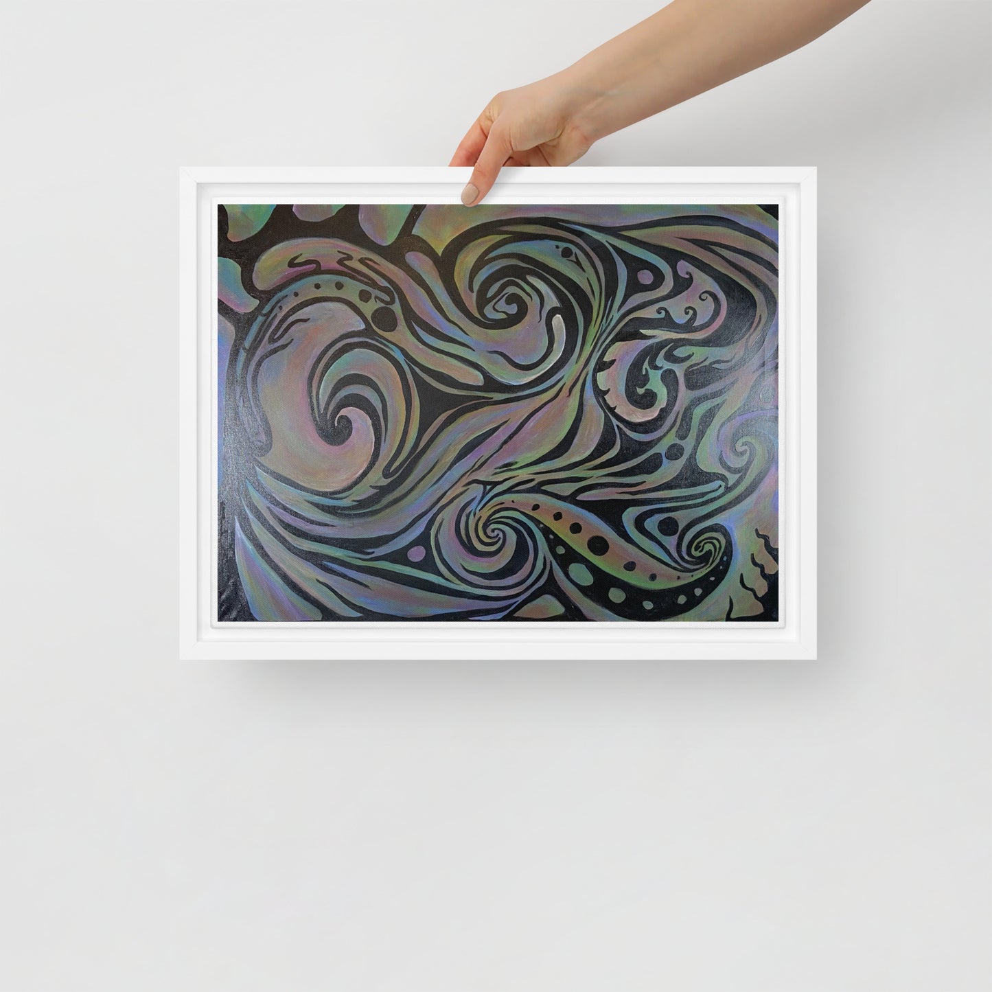 Dark Matter by Tyler Bentley | Framed canvas