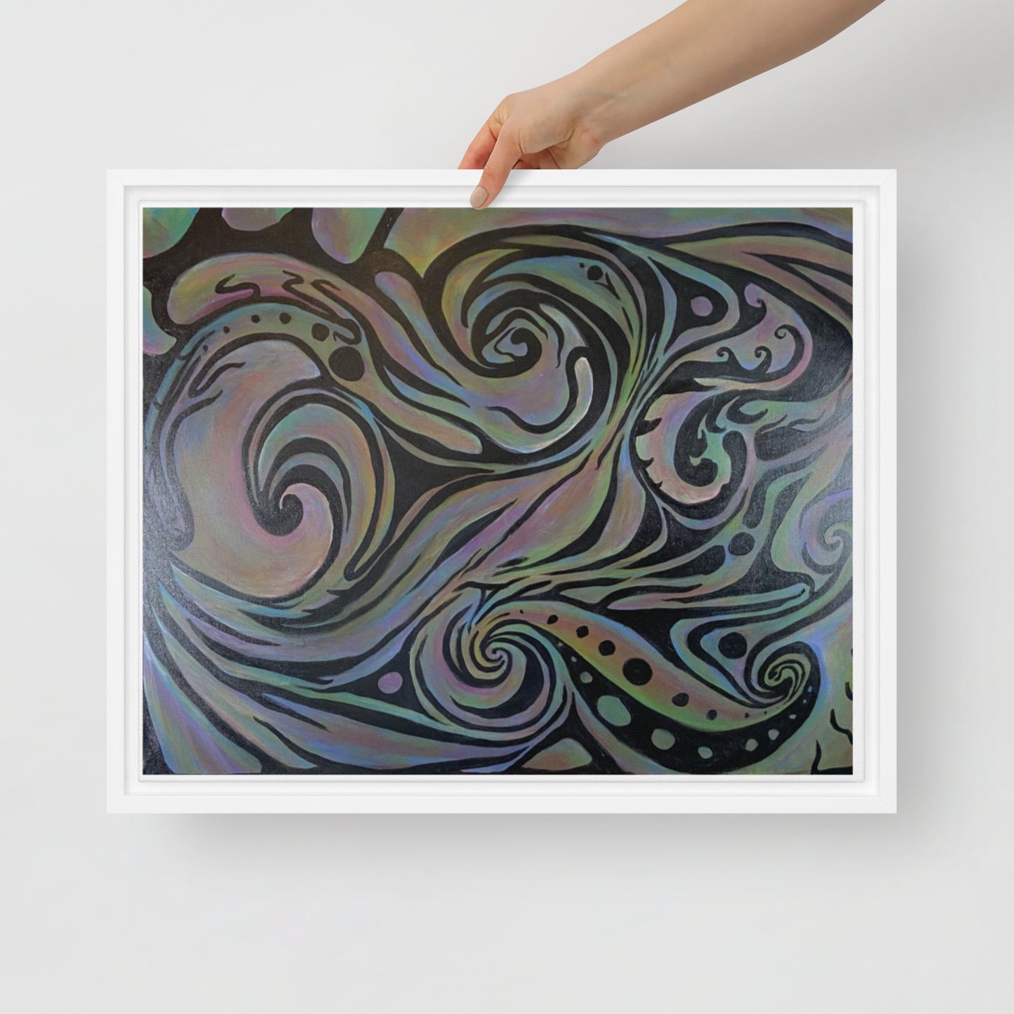 Dark Matter by Tyler Bentley | Framed canvas