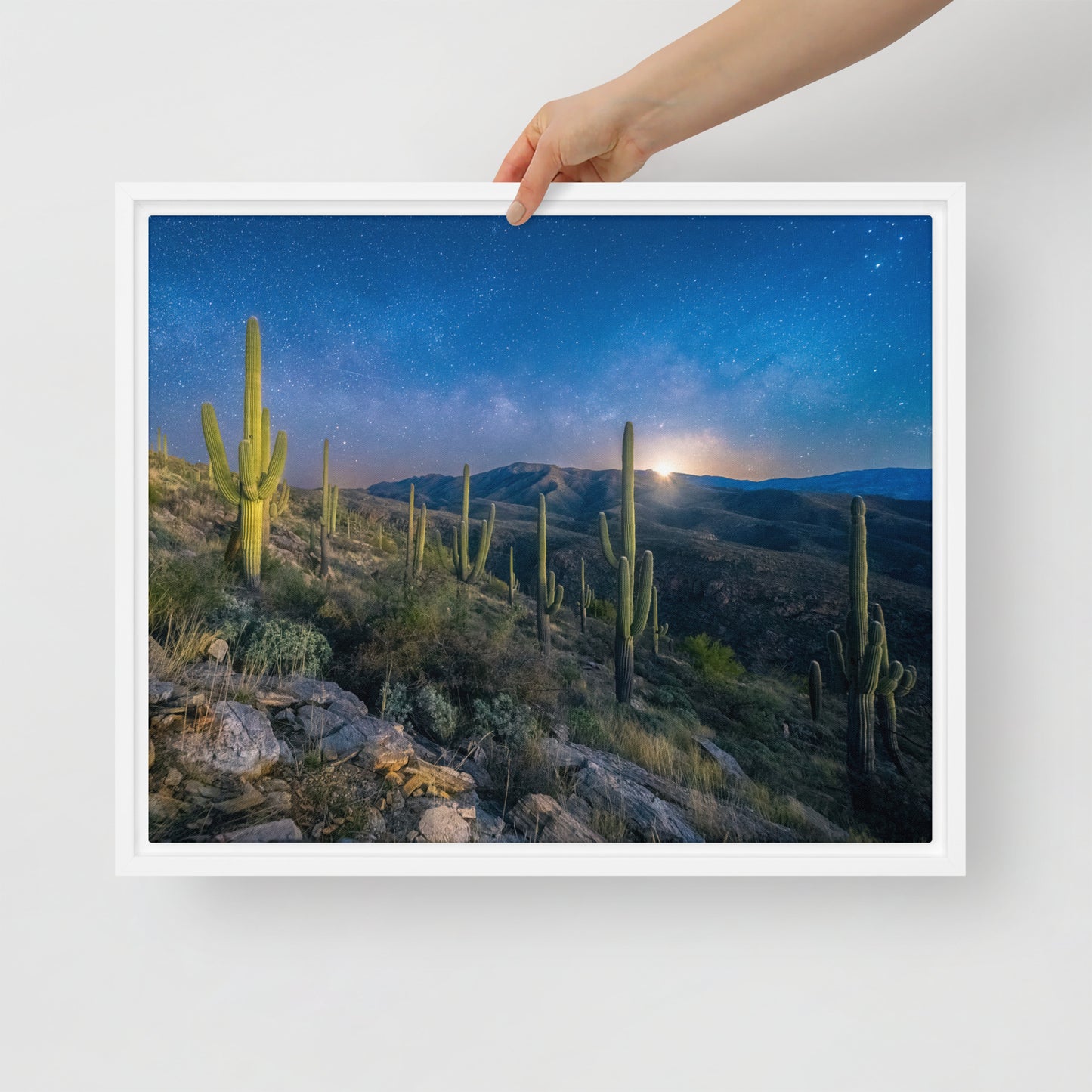 Morning Milkyway by Sean Parker Photography | Framed canvas