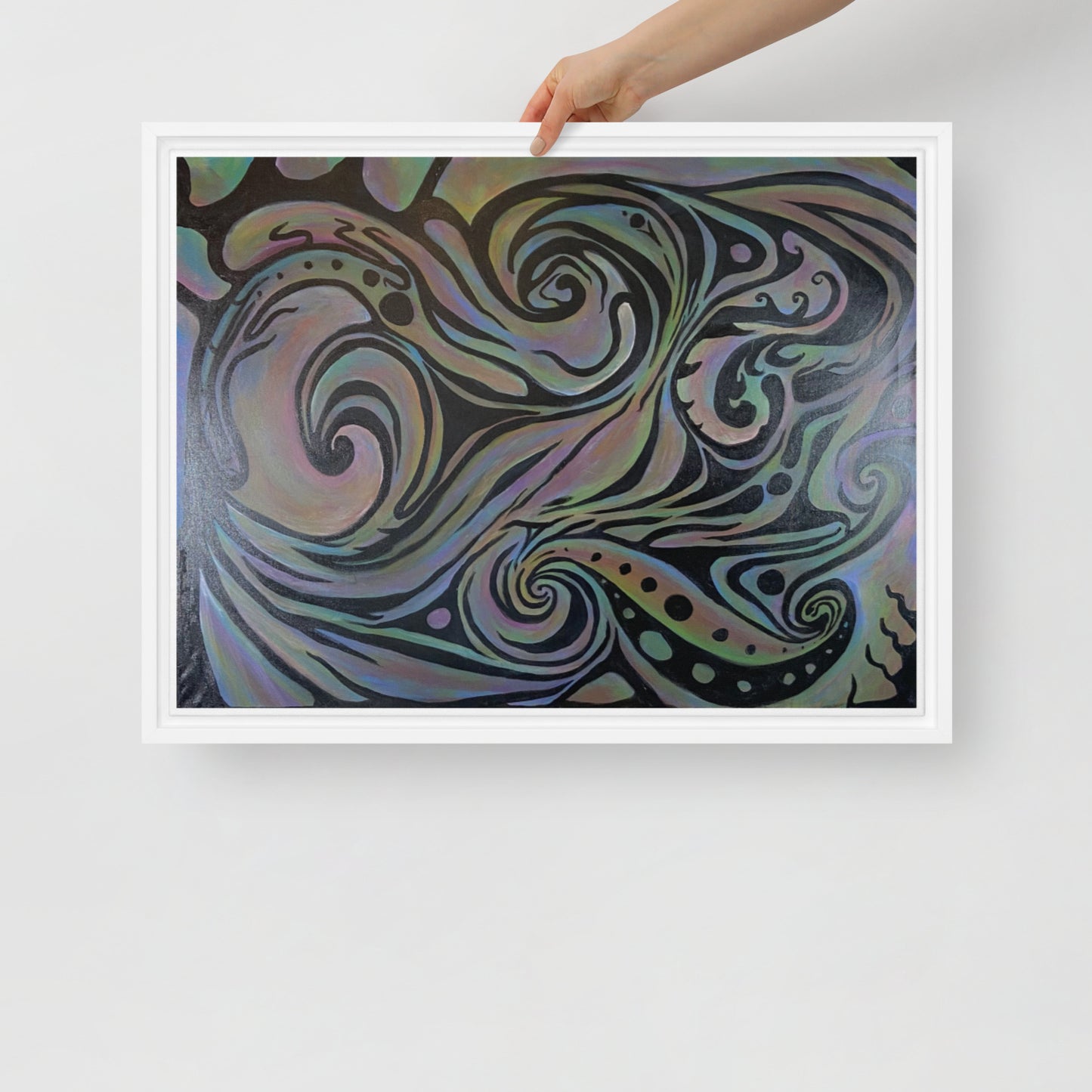 Dark Matter by Tyler Bentley | Framed canvas