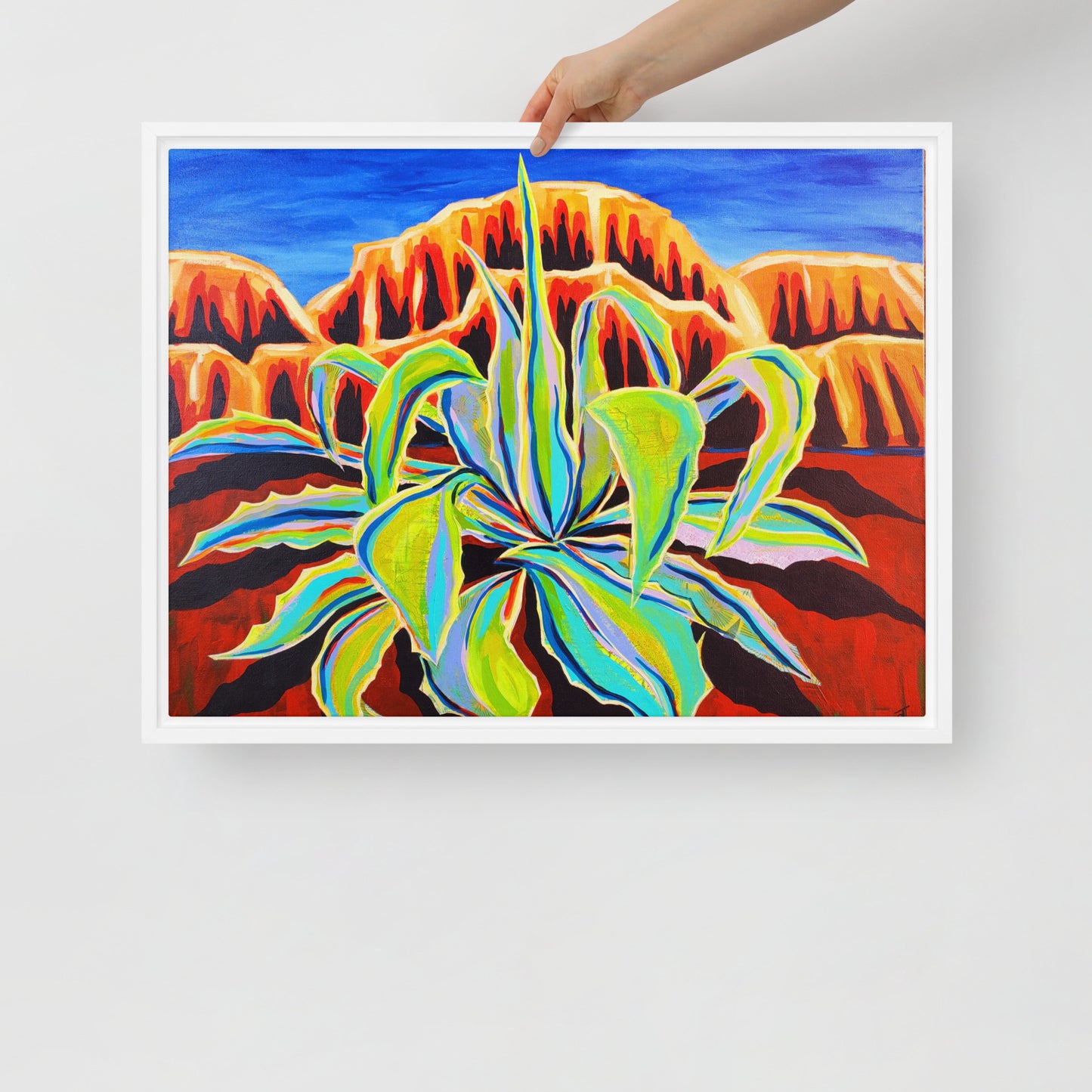 Agave by Suzanne Villella | Framed canvas