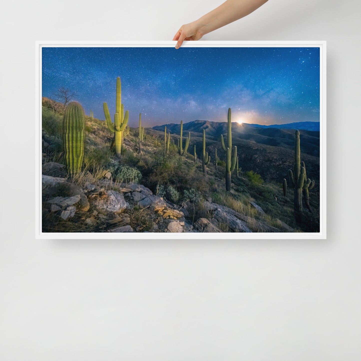 Morning Milkyway by Sean Parker Photography | Framed canvas