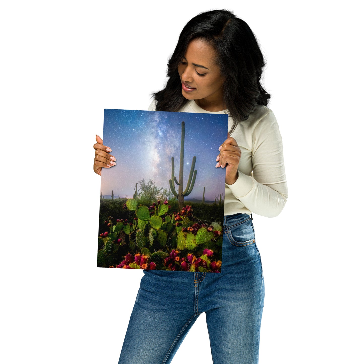 Milkyway Prickly Pear by Sean Parker Photography | Metal prints