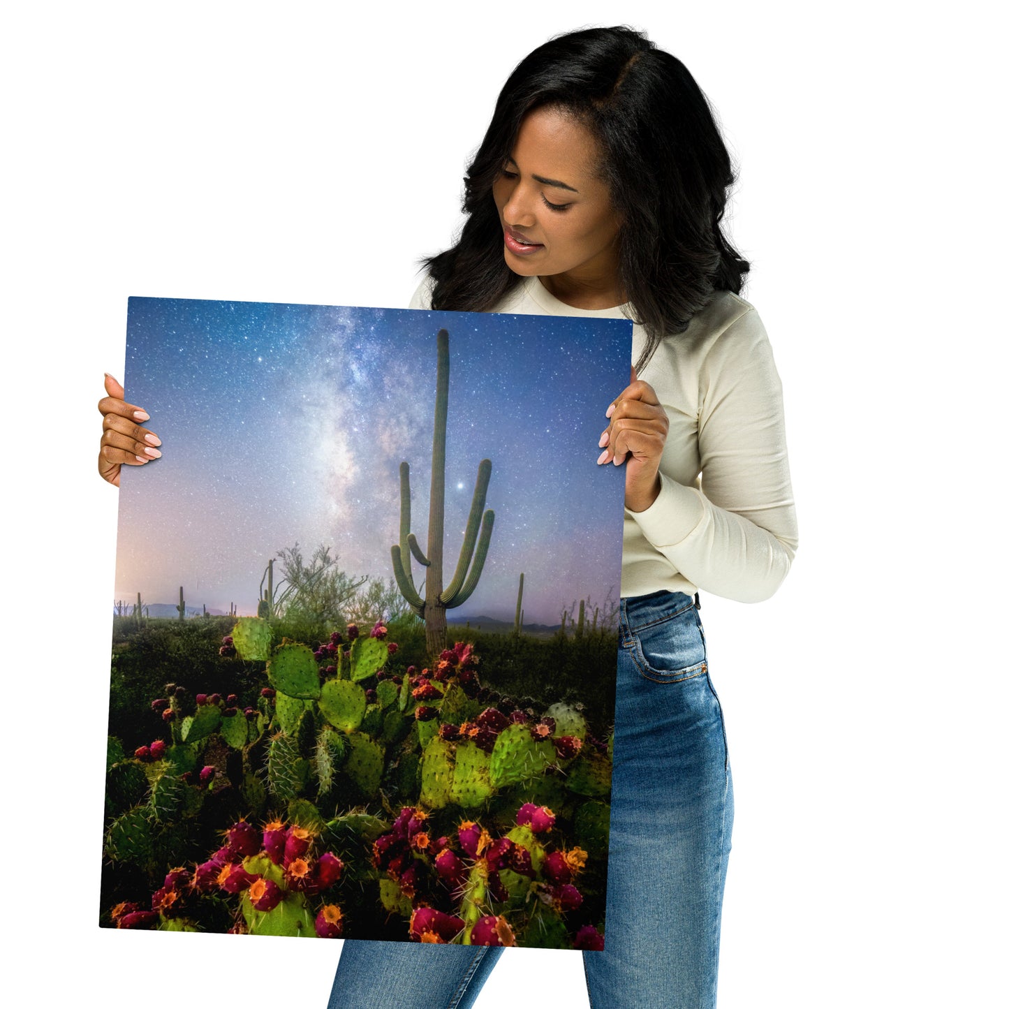 Milkyway Prickly Pear by Sean Parker Photography | Metal prints