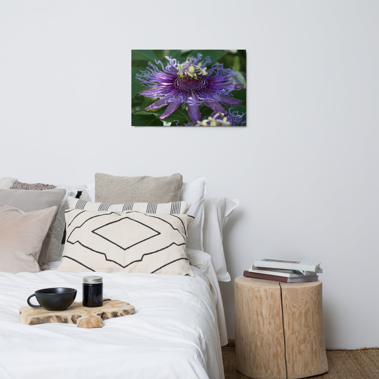 Purple Passion Flower by Leslie Leathers Photography | Metal prints