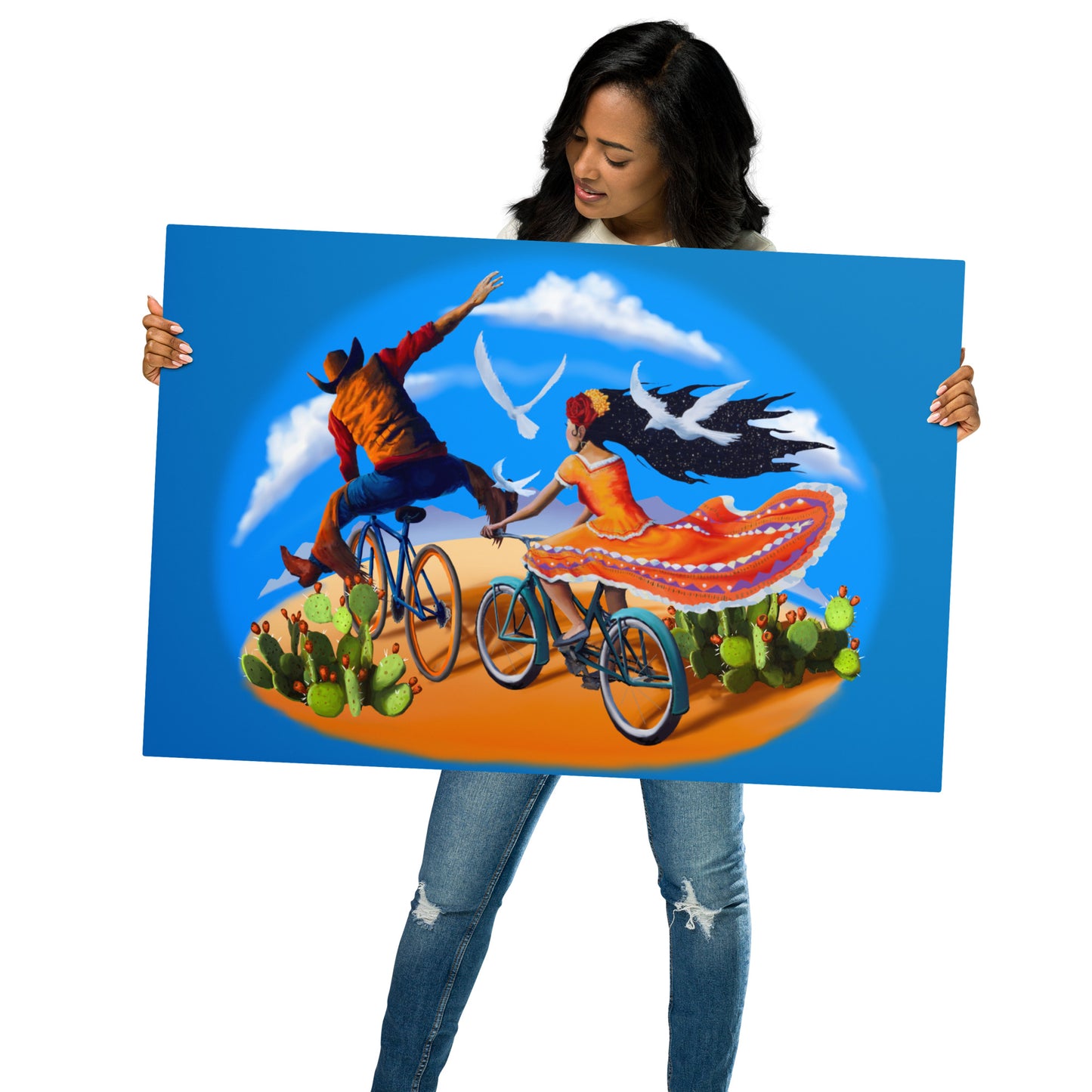 Epic Ride Duo Mural by Joe Pagac | Metal prints