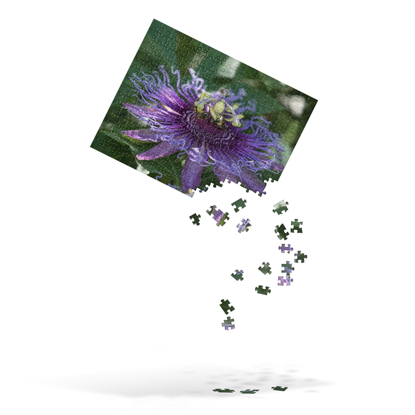 Purple Passion Flower by Leslie Leathers Photography | Jigsaw puzzle