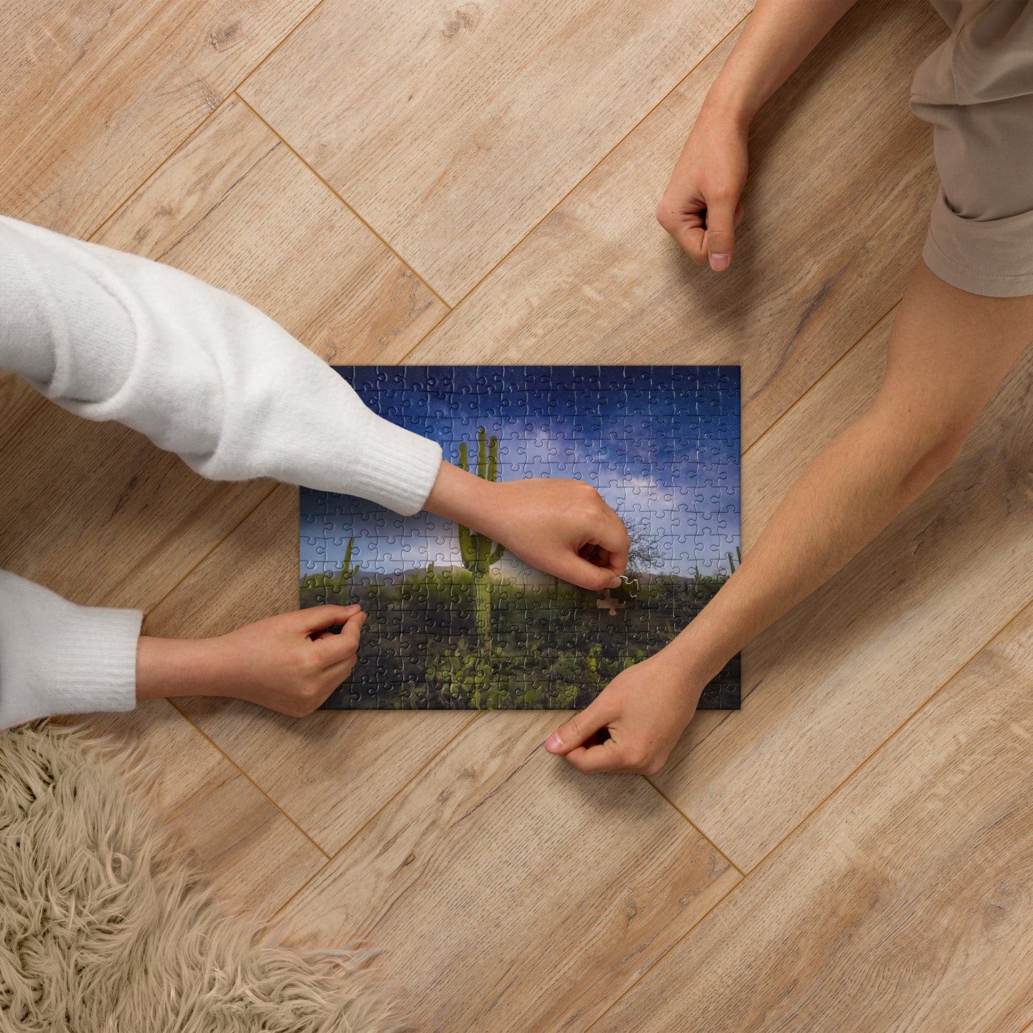 Milkyway Moonrise by Sean Parker Photography | Jigsaw puzzle